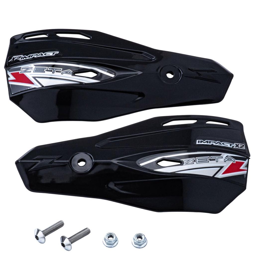 ZETA RACING Запасная защита рук ImpactX2 для Dirt Freak старая деталь Защита, Черный, (F5389, номер ZE74-1201)