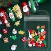 30 шт. милые рождественские подвески для ногтей с изображением снеговика/рождественской елки/звезды/лося/Санта-Клауса/перчаток, принадлежности для нейл-арта, украшения своими руками