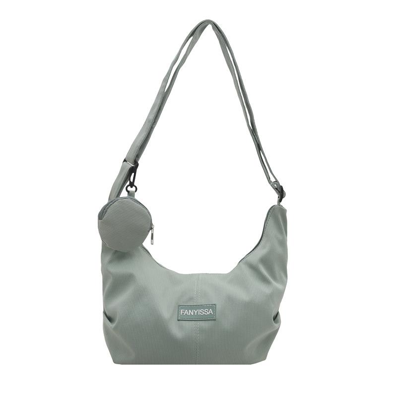 Korean Ins Large Capacity Shoulder Bag Women's Simple and Versatile Dumpling Bag Girl Student Commuting Crossbody Bag