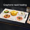 Electric Warming Tray with Adjustable Temperature Foldable Design Fast Heating Food Warmer Hot Plate Placemat