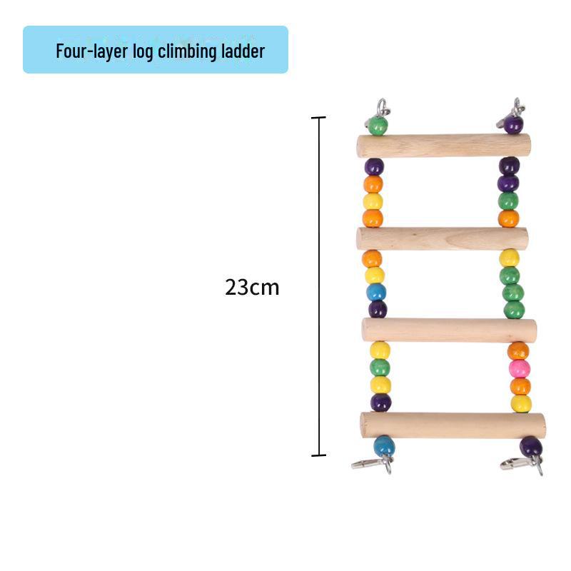 Игрушка-качели и лестница для лазанья для волнистых попугаев и какаду