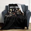1pc GUNS N' ROSES Soft Warm Throw for Home, Office, Trave, All-Season Cozy Bedding Gift, Office Cozy Accessory 1026