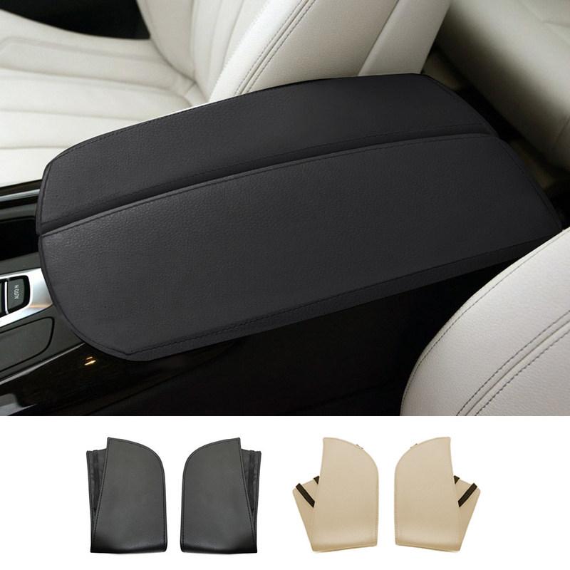 Для BMW X5 E70 2007- 2013 / F15 2014-2018 Автомобильная внутренняя центральная консоль Подлокотник Микрофибра Кожа Защитная накладка