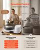 Pottery Wheel for Adults, 36 and 28 cm Turntables, 450W Electric Table Top Pottery Wheel with Foot Pedal, 30-300 RPM Adjustable Speed, Aluminum Body,