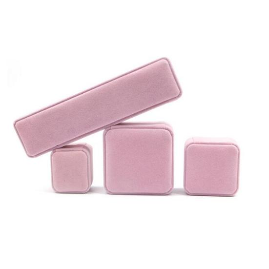 Velvet Presentation Jewelry Ring Necklace Bracelet Storage Display Box Case Gift