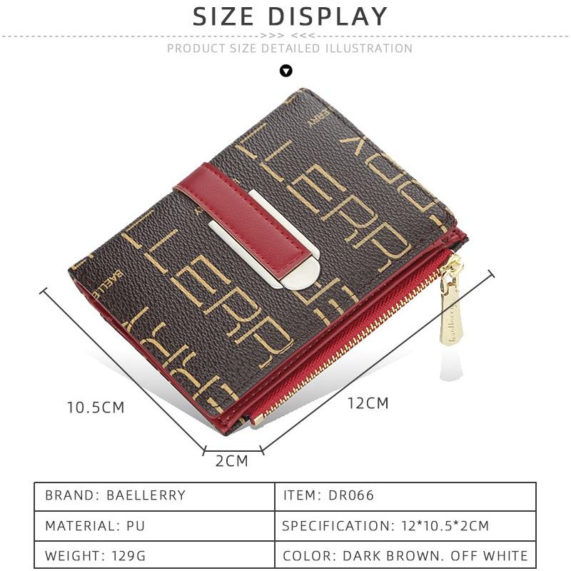Baellerry Женский мини-кошелек из искусственной кожи, модный кошелек на молнии с держателем для карт, женские повседневные кошельки