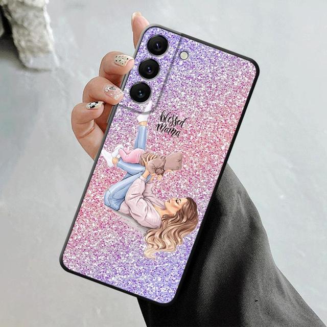 Чехол для Samsung Galaxy S23 S22 S21 S20 Fe Ultra S10 S9 S8 Plus Note 20ultra 10plus, чехол для женщины, ребенка, мамы и девочки