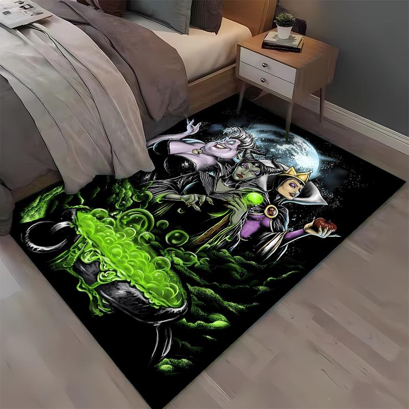 3D HD Villains Cartoon Carpet LivingRoom Bedroom Sofa Doormat Home Decor Mat Non-slip Floor Rug Luxury Gifts for Kids and Adults