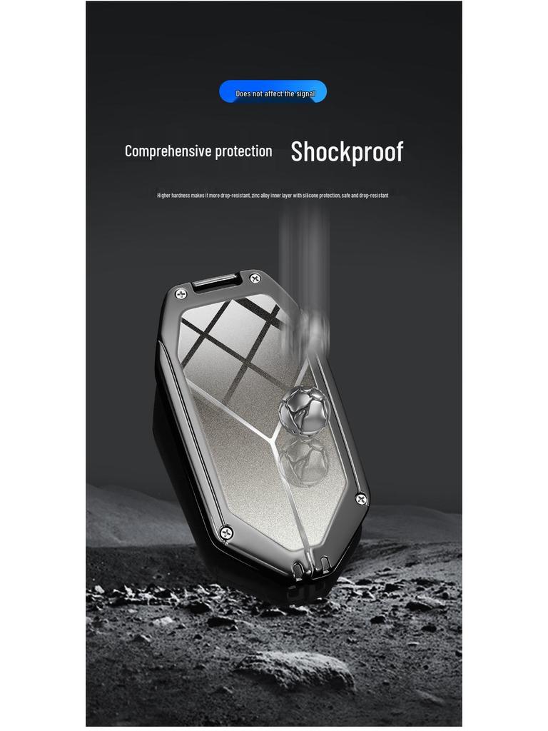 Чехол для ключа BYD Fangchengbao 5 и градиентный брелок-зеркальце для Leopard 5, Leopard 8 и Leopard 3. Подходит как мужчинам, так и женщинам.