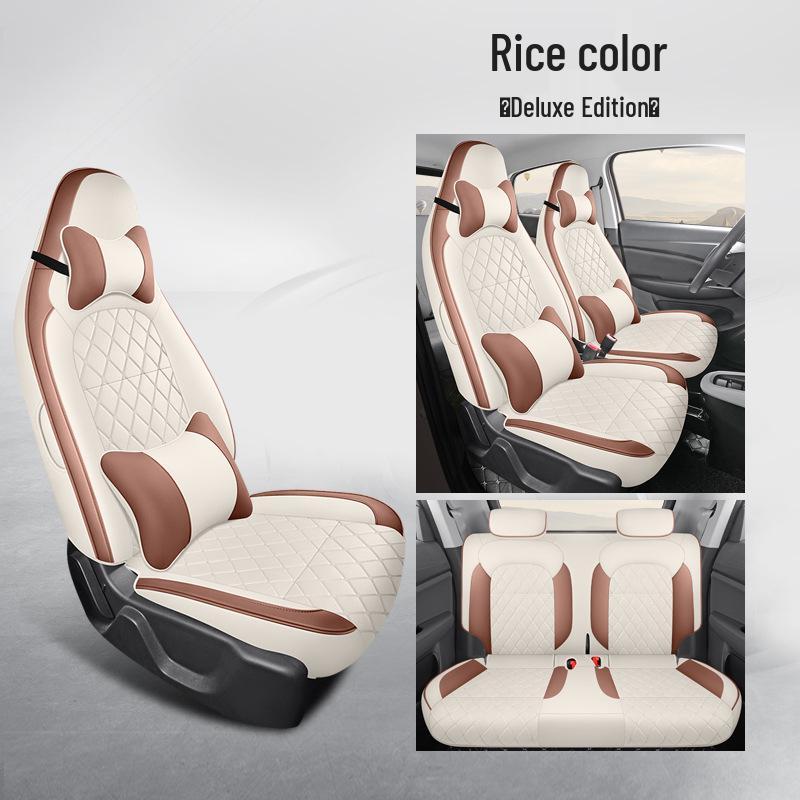 Leapmotor T03 Universal Leather Car Seat Cushion Set - All-Season Fit