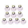Универсальная 10 шт. T4.2 Neo Wedge 1SMD Синий Светодиодный Кластерный приборная панель Панель управления климатом Лампочка