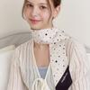 Heart and Sparkle Twilly Silk Scarf_3 Colors