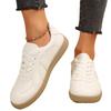 Ретро женская обувь Dexun 2025 новая летняя на плоской подошве износостойкая маленькая белая спортивная и повседневная обувь Forrest Gump на шнуровке
