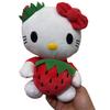 Cute HEllo KITTY KT Cat Hug Strawberry Love Cat Doll Toy