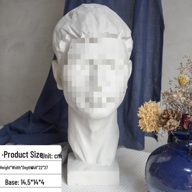 Набор геометрических скульптур из гипса для искусства и фотографии