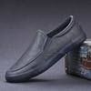 Мужская повседневная обувь Кожаная повседневная обувь для мужчин Нескользящие мокасины Удобные дышащие туфли для вождения Мужская обувь на плоской подошве Мокасины