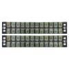 2Pcs Terminal Strip Large Current Dual Row Wire Barrier Block Terminal Strip with Transparent Cover