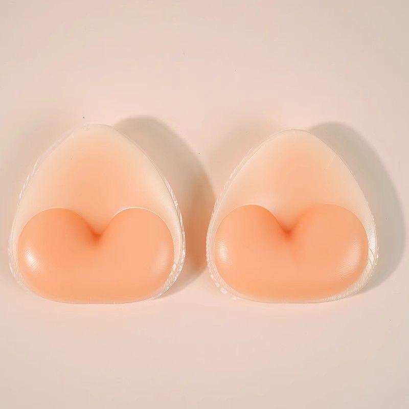 Силиконовые бретели без бретелек и накладки на соски – Невидимые, самоклеящиеся, бесшовные вкладыши для увеличения маленькой груди