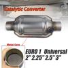Universal 2'' 2.25'' 2.5'' 3'' With Metal Carrier Catalytic Converter Honeycomb 200 Cells Exhaust Filter Round Steel EURO 1