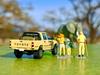 Tomytec Kaiyodo x Tomica Limited Vintage DioColle 64 29a Safari 2 Пикап Hilux 4WD с частично двойными фигурками и аксессуарами из АБС-пластика и ПВХ