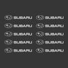 3D Car Styling Sticker Aluminum Emblem interior Speaker audio Badge for Subaru Forester Impreza Legacy Outback WRX STI Crosstrek nn1