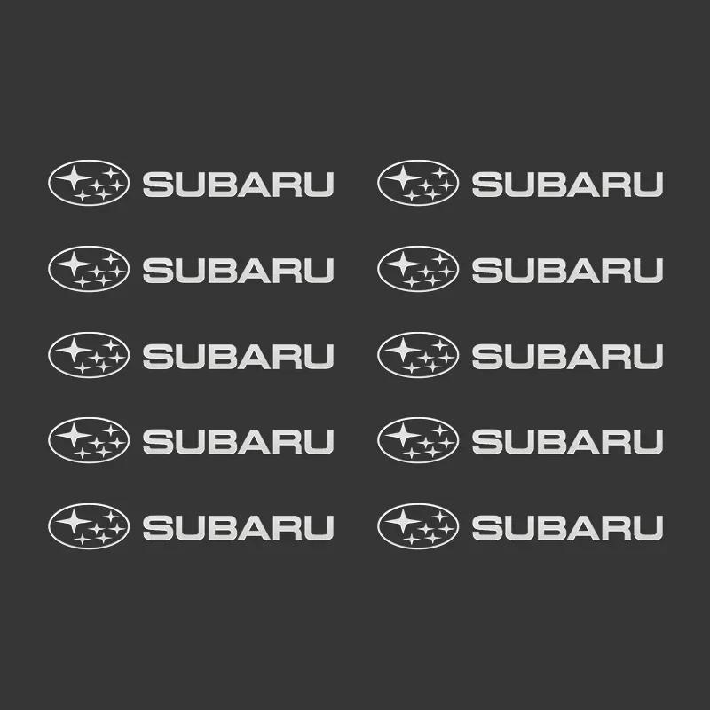 3D Car Styling Sticker Aluminum Emblem interior Speaker audio Badge for Subaru Forester Impreza Legacy Outback WRX STI Crosstrek nn1