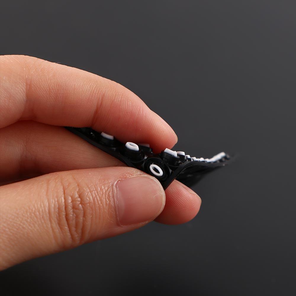 Phone Number Card Key Chain Vehicle Pendant Car Keychain Phone Number Plate Keyring Anti-lost