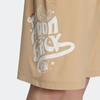 Adidas Свободные повседневные шорты с принтом Neo Letter, мужские шорты цвета хаки HM2032