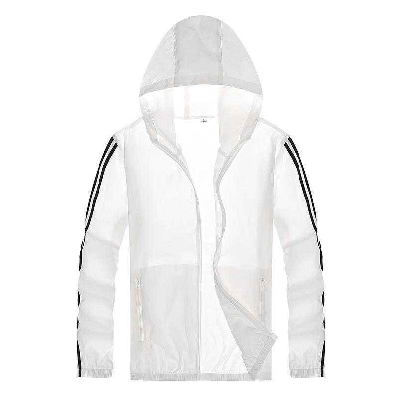 Летняя солнцезащитная куртка: Дышащая повседневная куртка-ветровка для мужчин - Модная верхняя одежда для улицы