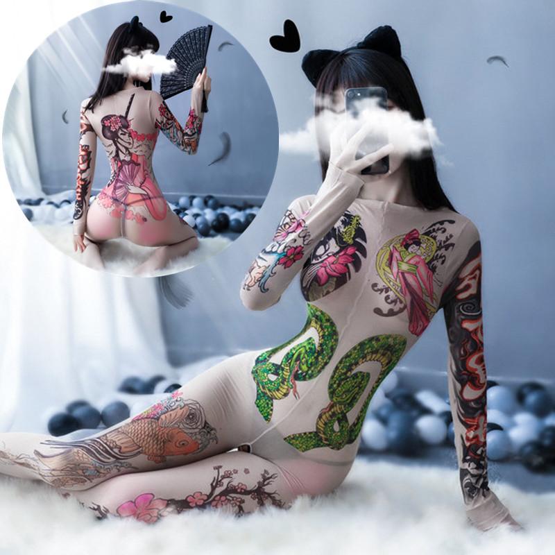 Plus Size Sexy Xxxxl Fishnet Bodysuit Costume Women Bodystocking Lingerie for Woman Underwear Body Suit Open Bra Transparent