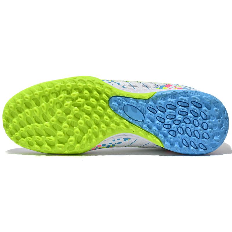 32-45unisex Football Shoes High-top Elastic Socks PVC Rubber Soft Bottom TFFootball Shoes Men's Special Children Competition Training Football Shoes