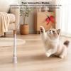 Automatic Cat Teaser Wand Self-Play & Handheld Mode Interactive Cat Toy with Suction Cup Handheld Cat Teaser Wand for Indoor Pet