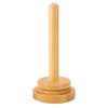 Wooden Yarn Holder Smoothing Sturdy Stable Base Easy Operation Detachable Yarn Spindle Holder for Knitting Weaving