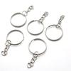 Jewelry DIY Blank Split Metal Keyfob Key Ring Keychain Pendant Holder