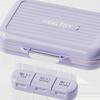 Sealed 7 Day Pill Box Plastic Pill Case Elderly Care Portable Pill Container  Office