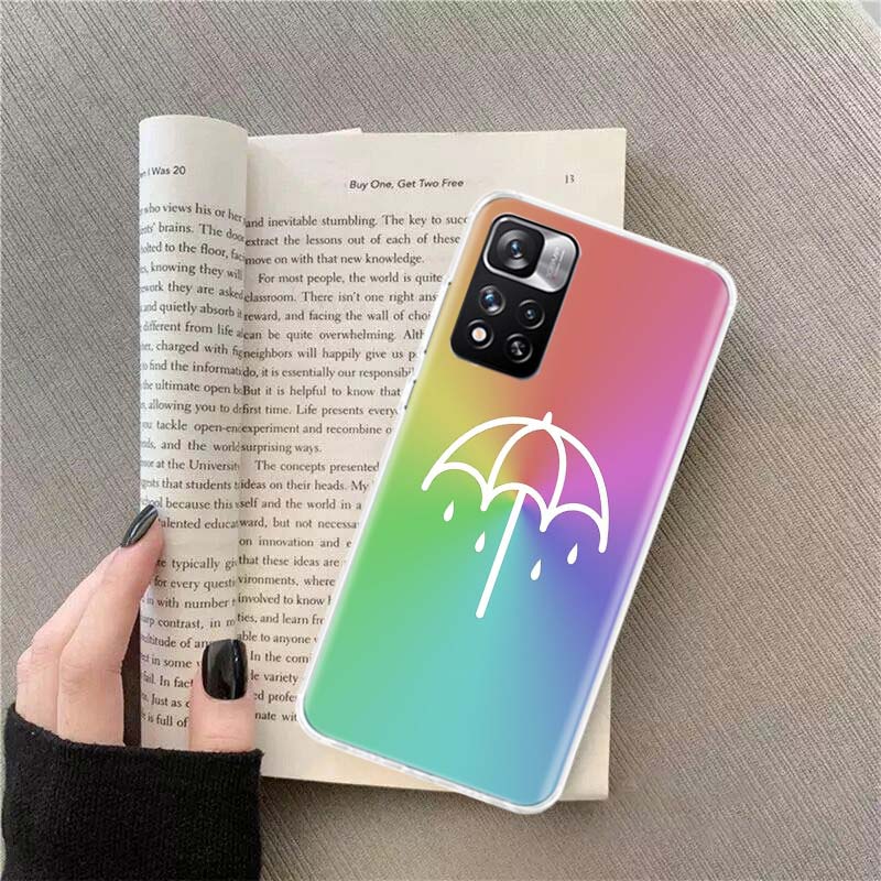 Чехол для телефона Bring Me The Horizons Для Redmi Note 13 12 Pro Plus 14 15 Pro 5G 11 11T 11E 11S 10 Pro 10S 9 9S Чехол Мобильный Прозрачный ТПУ