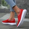 Fashion Women Shoes Fashion Breathable Mesh Sneakers Casual Sneakers Slip On Women Flats Loafers Fashion Vulcanize Shoes