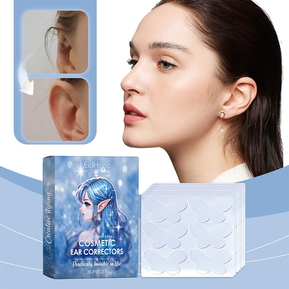 Наклейки на уши эльфа Creat V-образные наклейки на уши Natural Ear Contour Cosmetic Ear Correctors Водонепроницаемые аксессуары для ушей