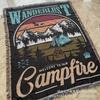 Raschel Fleece Blanket Outdoor Camping Picnic Sofa Decor Geometric All Season Throw