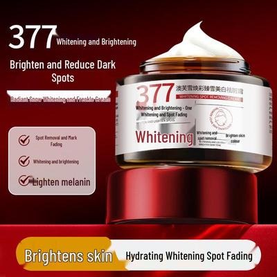 377 Отбеливающий и увлажняющий крем от веснушек - Увлажняющий, нежирный, не вызывающий раздражения уход за кожей лица для удаления веснушек.