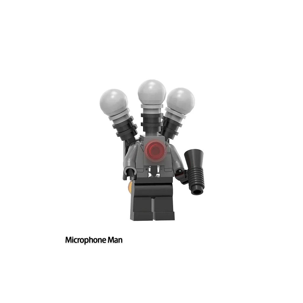 KDL818 LG1009 туалет аниме мультфильм кирпичи куклы оператор спикер ТВ человек мини-игрушки фигурки строительные блоки