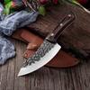 Kitchen Boning Knife Meat Cleaver Butcher Knife Wooden Handle Outdoor Camping Knives Hunting Tool