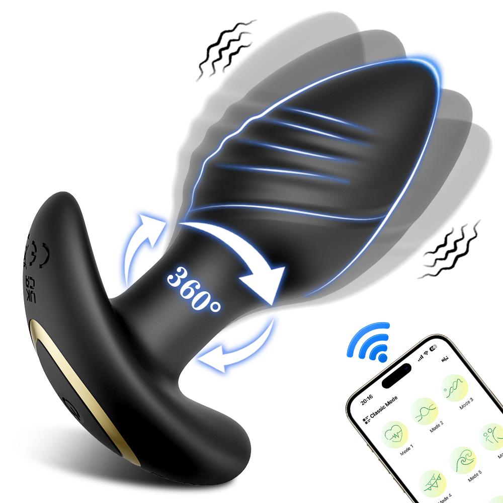 Anal Plug Vibrator Gay Anal Huge Dildo Toy Butt Plug Masturbation Tool Penetration Anal Vagina Vibration Men Women Sex Toys