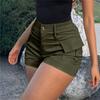 2025 Summer American Casual Solid Color Women's Three Quarter Shorts Stylish And Comfortable Bottoms For Summer