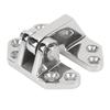 Marine Hinge 316 Stainless Steel Mirror Polished Rust Resistant Deck Hinge Boat Cabin Cover Hinge for Yacht