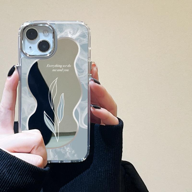 Зеркальный чехол для телефона Clouds Stars для iPhone 15 Pro Max, чехол для iPhone 11 16 12 13 14 Pro Max Plus XS, противоударный чехол-накладка Funda