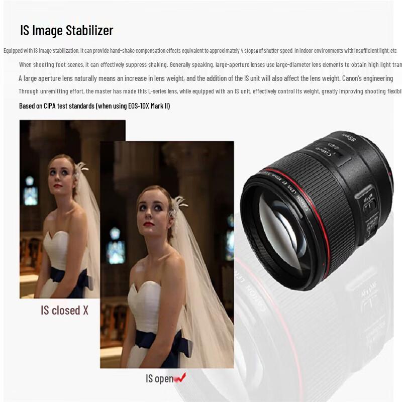Canon Стандартный светосильный объектив EF 85mm f/1.4L IS USM