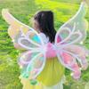 С Подсветкой Музыкой Светодиодные Электрические Крылья Бабочки Креативные Игрушки-Крылья для Маленькой Девочки Косплей
