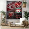 Liverpool Fc Custom Your Name Wall Decor Tapestry Art For Pet Memorial Birthdaywedding Party Backdrop Family Gift