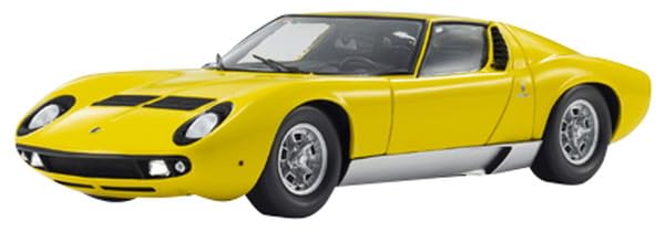 Kyosho Original Scale Lamborghini Miura P400 Finished Model KS08314Y 1/18 (Yellow)
